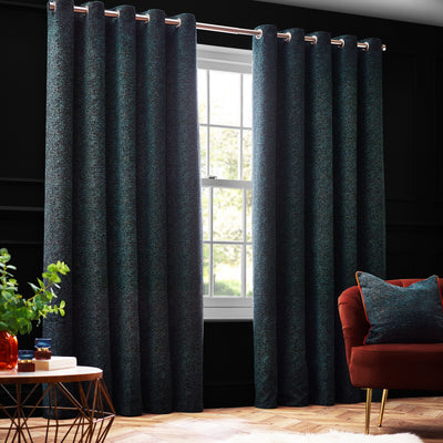 Galaxy 100% Blackout Eyelet Curtains