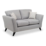 Geo 2 Seater Sofa in Silver by Roseland Furniture