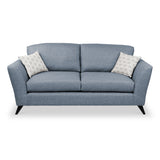 Geo 3 Seater Sofa in Denim by Roseland Furniture