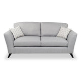 Geo 3 Seater Sofa in Silver by Roseland Furniture