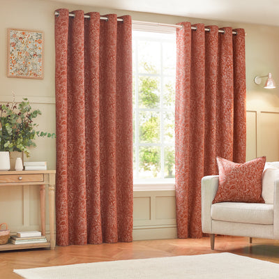 Grantley Jacquard Eyelet Curtains