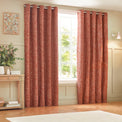 Grantley 228X137 Eyelet Curtains Brick