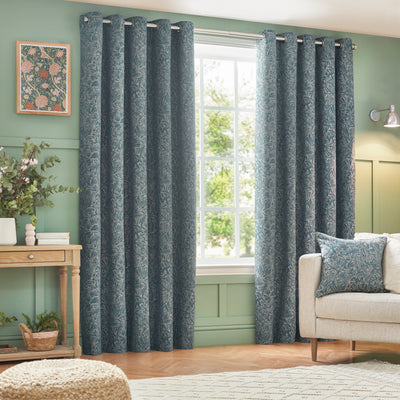 Grantley Jacquard Eyelet Curtains