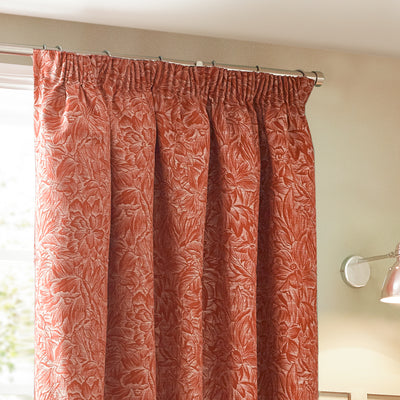 Grantley Jacquard Pencil Pleat Curtains