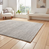 Grey Atkins Diamond Embossed Rug from Roseland Furniture