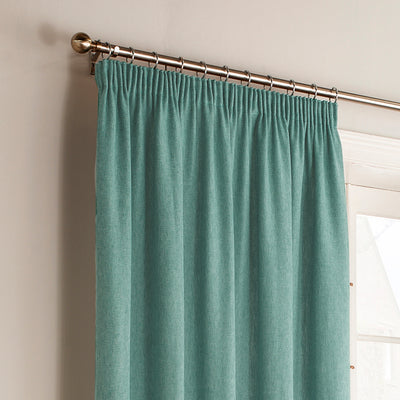 Harrison Herringbone Weave Pencil Pleat Curtains