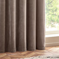 Heavy Chenille 229X137 Eyelet Curtain Greige