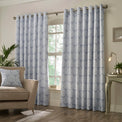 Horto 229X137 Eyelet Curtains Blue