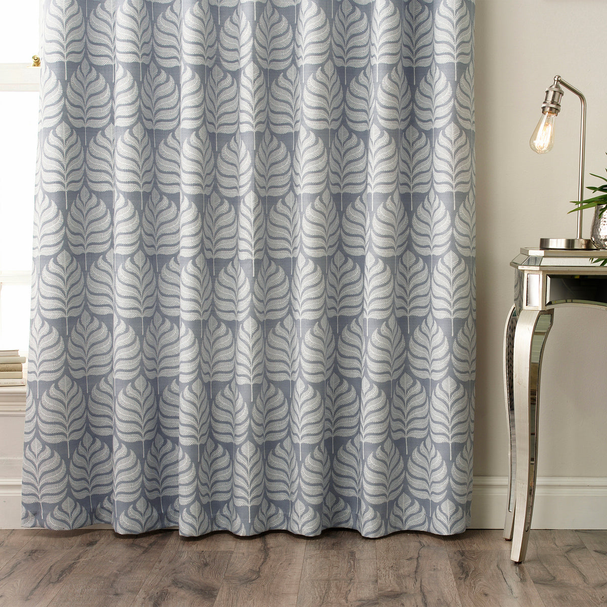 Horto 229X137 Eyelet Curtains Blue