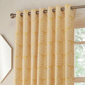 Horto 229X137 Eyelet Curtains Ochre