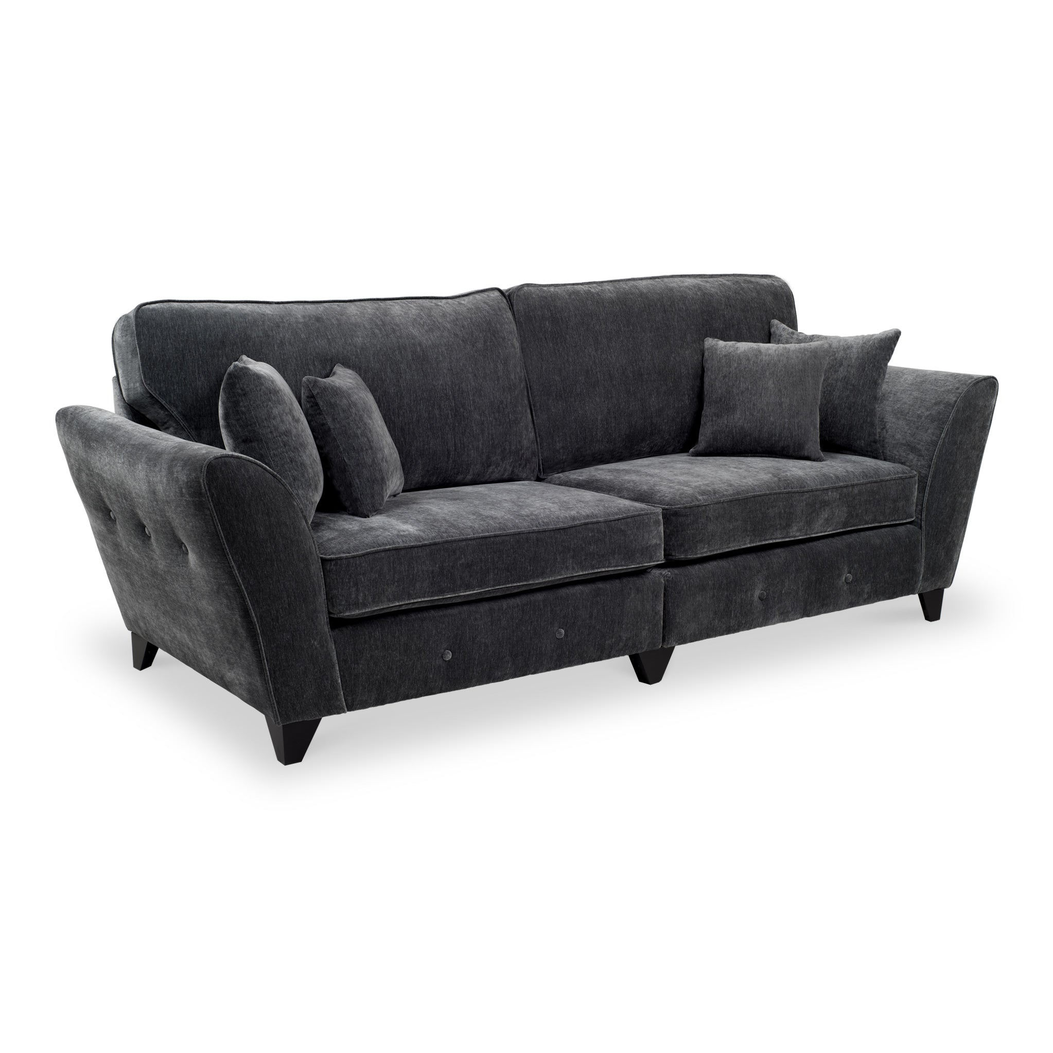 Black 4 store seater sofa