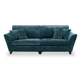 Harris 4 Seater Sofa in Emerald by Roseland Furniture