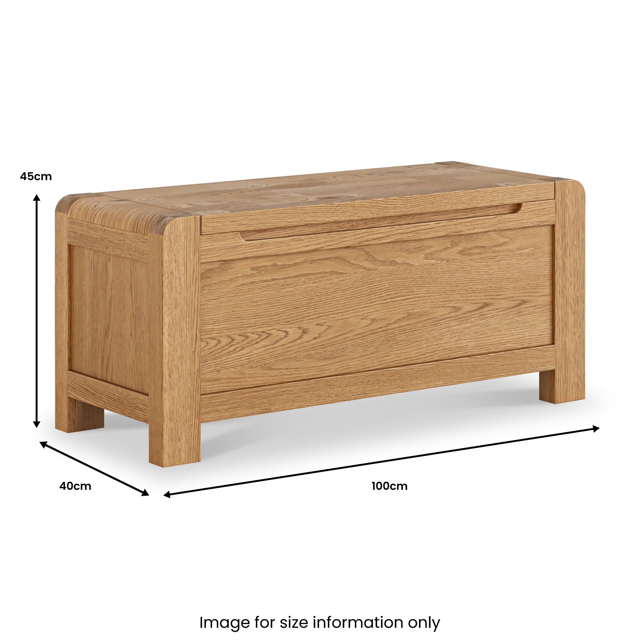 Blanket box dimensions sale