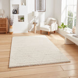 Cream Cavendish Thick Pile Shaggy Berber Rug from Roseland Furniture