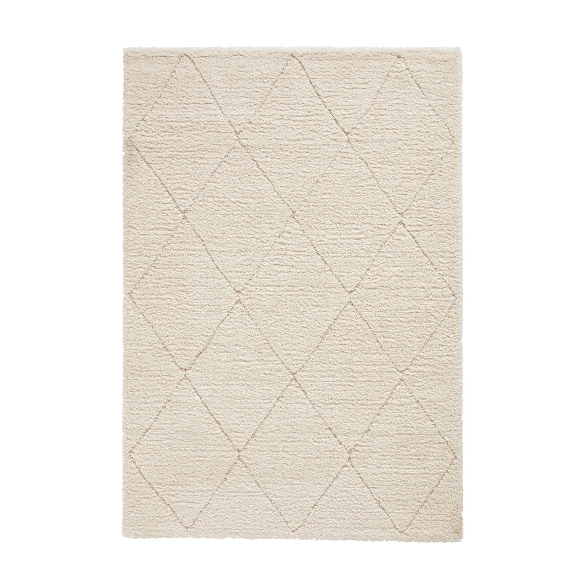 Cream Cavendish Thick Pile Shaggy Berber Rug from Roseland Furniture