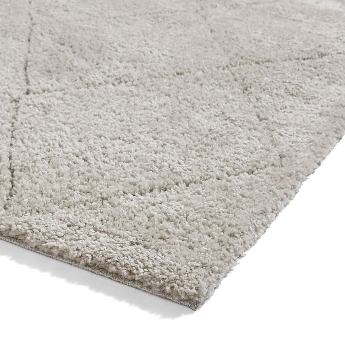 Silver Cavendish Thick Pile Shaggy Berber Rug from Roseland Furniture