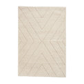 Cream Somerville Chevron Shaggy Berber Rug from Roseland Furniture