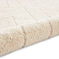 Cream Somerville Chevron Shaggy Berber Rug from Roseland Furniture