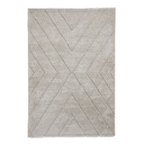 Silver Somerville Chevron Shaggy Berber Rug from Roseland Furniture