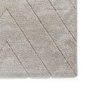 Silver Somerville Chevron Shaggy Berber Rug from Roseland Furniture