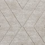 Silver Somerville Chevron Shaggy Berber Rug from Roseland Furniture