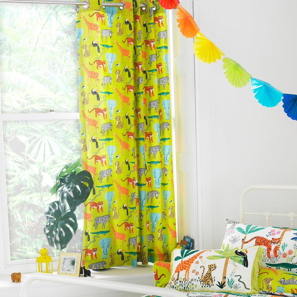 Jungletastic 168X183 Eyelet Curtains