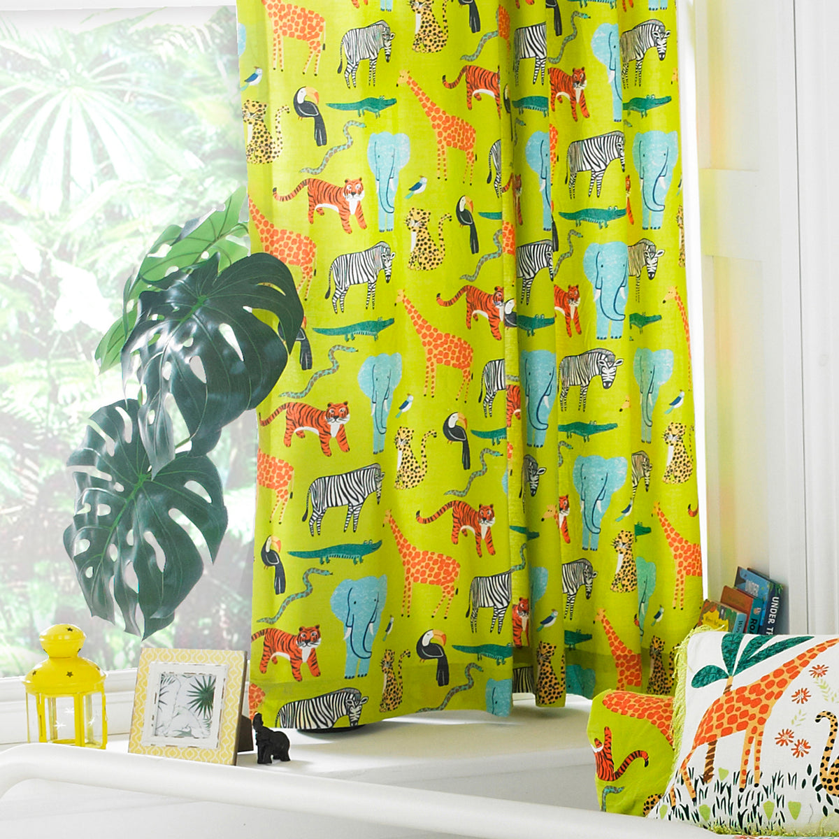 Jungletastic 168X183 Eyelet Curtains