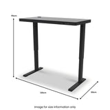 Koble Juno 4.0 Adjustable Smart Desk with Wireless Charging dimensions