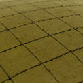 Linen Grid Check 50X50 Polyester Cushion Olive