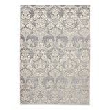 Grey Laurence Llewelyn-Bowen Ornate Metallic Rug from Roseland Furniture