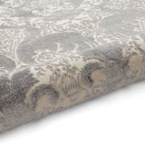 Grey Laurence Llewelyn-Bowen Ornate Metallic Rug from Roseland Furniture