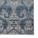 Midnight Laurence Llewelyn-Bowen Ornate Metallic Rug from Roseland Furniture