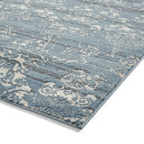 Midnight Laurence Llewelyn-Bowen Ornate Metallic Rug from Roseland Furniture