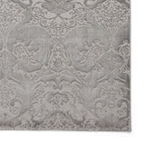 Slate Laurence Llewelyn-Bowen Ornate Metallic Rug from Roseland Furniture