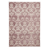 Wine Laurence Llewelyn-Bowen Ornate Metallic Rug from Roseland Furniture