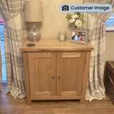 London Oak Small Cupboard from Roseland Furniture