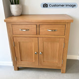 London Oak Mini Sideboard from Roseland Furniture