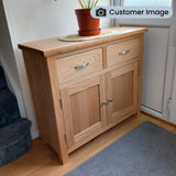 London Oak Small Sideboard from Roseland Furniture