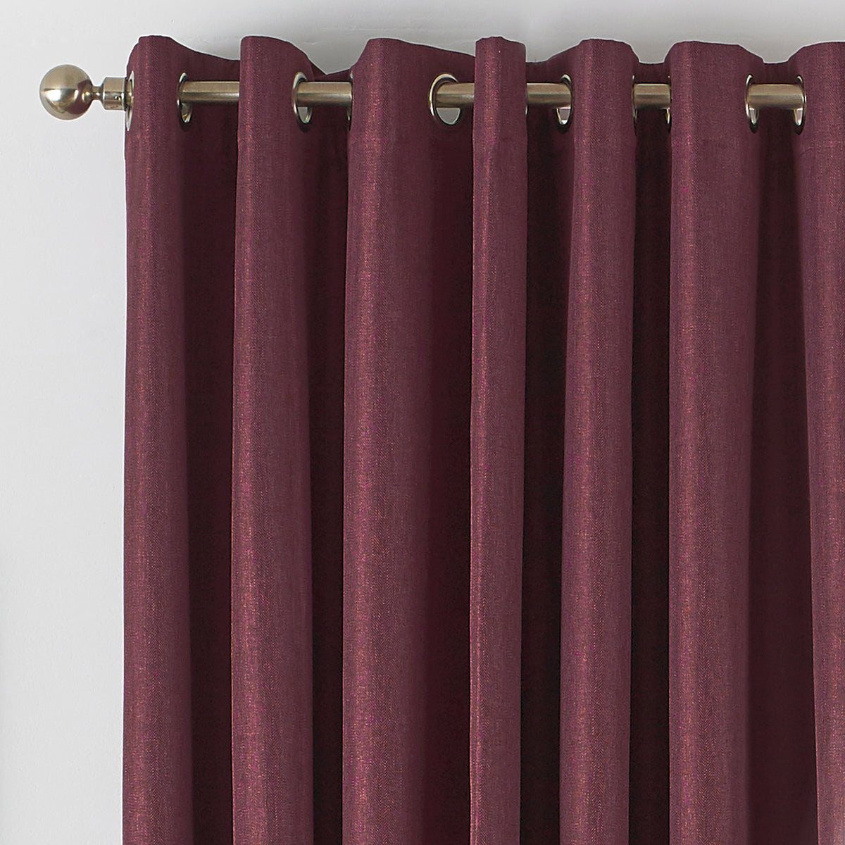 Moon 229X137 Eyelet Curtains Red