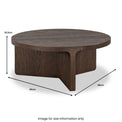 Mylor Oak Round Coffee Table from Roseland Furniture