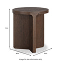 Mylor Oak Side Table from Roseland Furniture