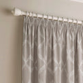 Olivia 168X137 Pencil Pleat Curtains Grey