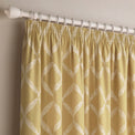 Olivia 168X229 Pencil Pleat Curtains Citron