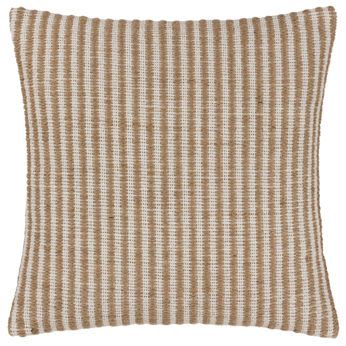 Organik Stripe 45X45 Polyester Cushion Natural