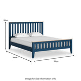 Penrose King Slatted Bed Dimensions