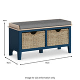 Penrose Storage Bench Dimensions