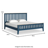 Penrose Super King Slatted Bed Dimensions