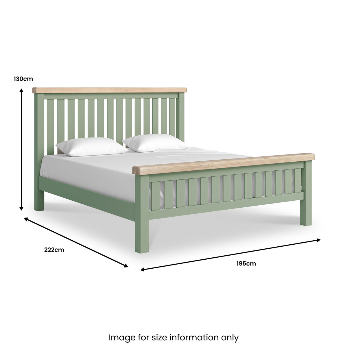 Penzance 6ft Super King Size Bed Frame dimensions