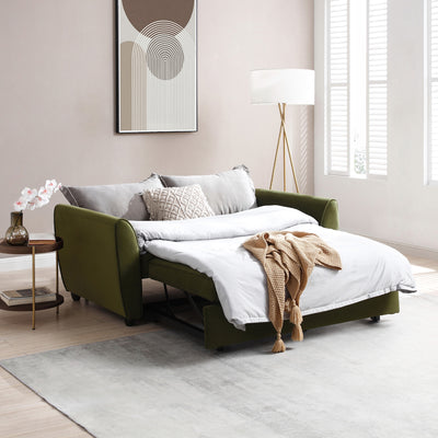 Willette Velvet 2 Seater Pop Up Sofa Bed