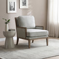 Winchester-textured-linen-accent-chair from Roseland Furniture